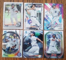Bowman Chrome Refractor & Base Assorted Prosp.   Riley Greene
