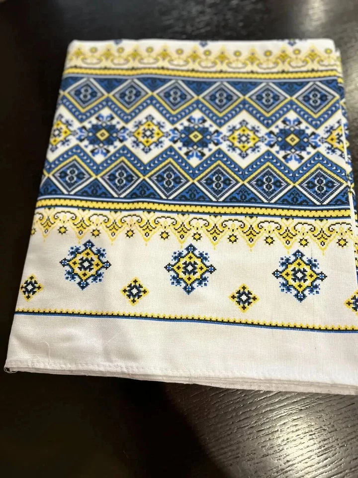 Tablecloth embroidered in Ukrainian style Table set in various colors 150х110 см - Image 3 of 4