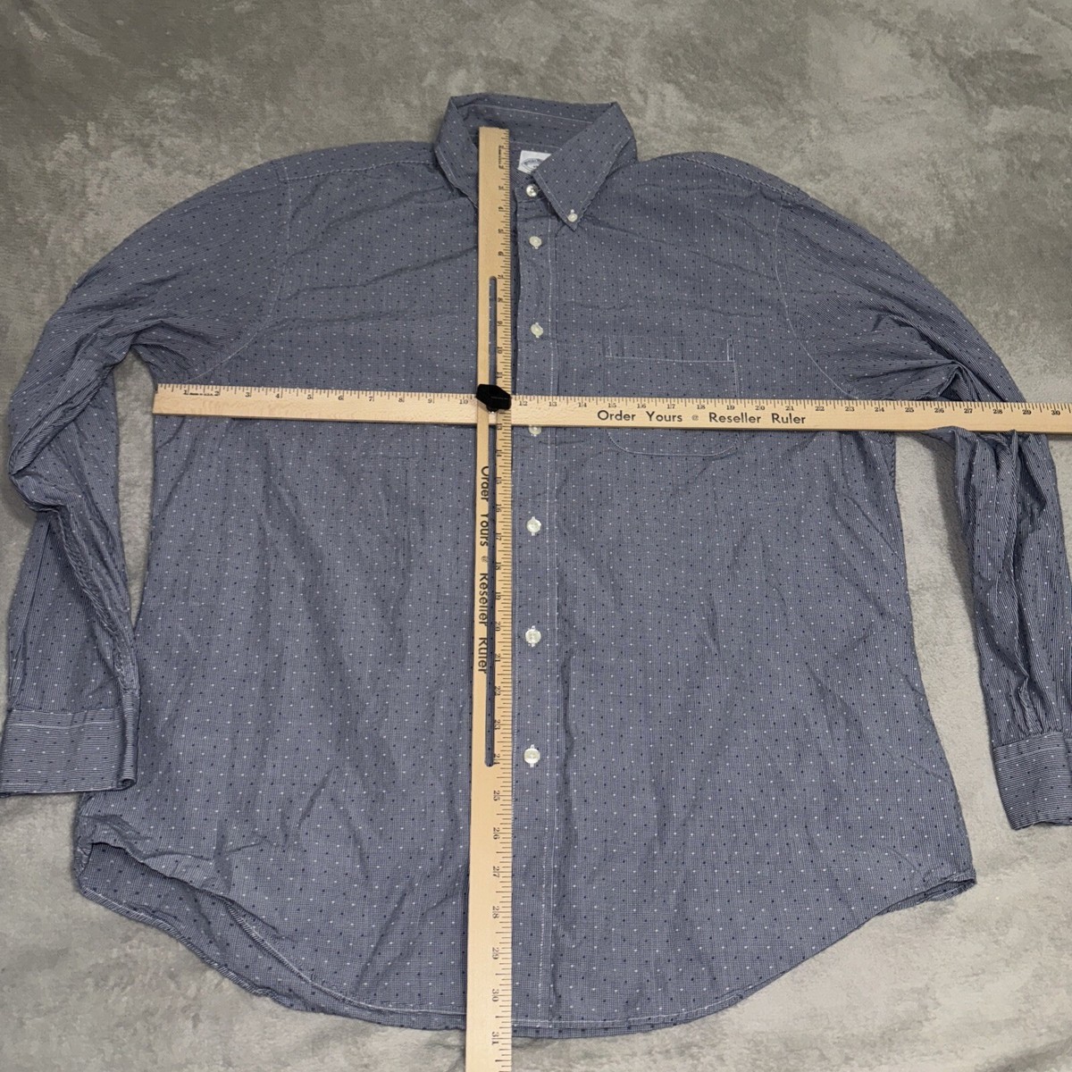 Brooks Brothers Est. 1818 REGENT Fit Dot Button Down Extra Large