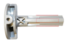 Rueda motriz de eje Hayward RCX97507GR para limpiador robótico de piscinas Hayward Sharkvac XL
