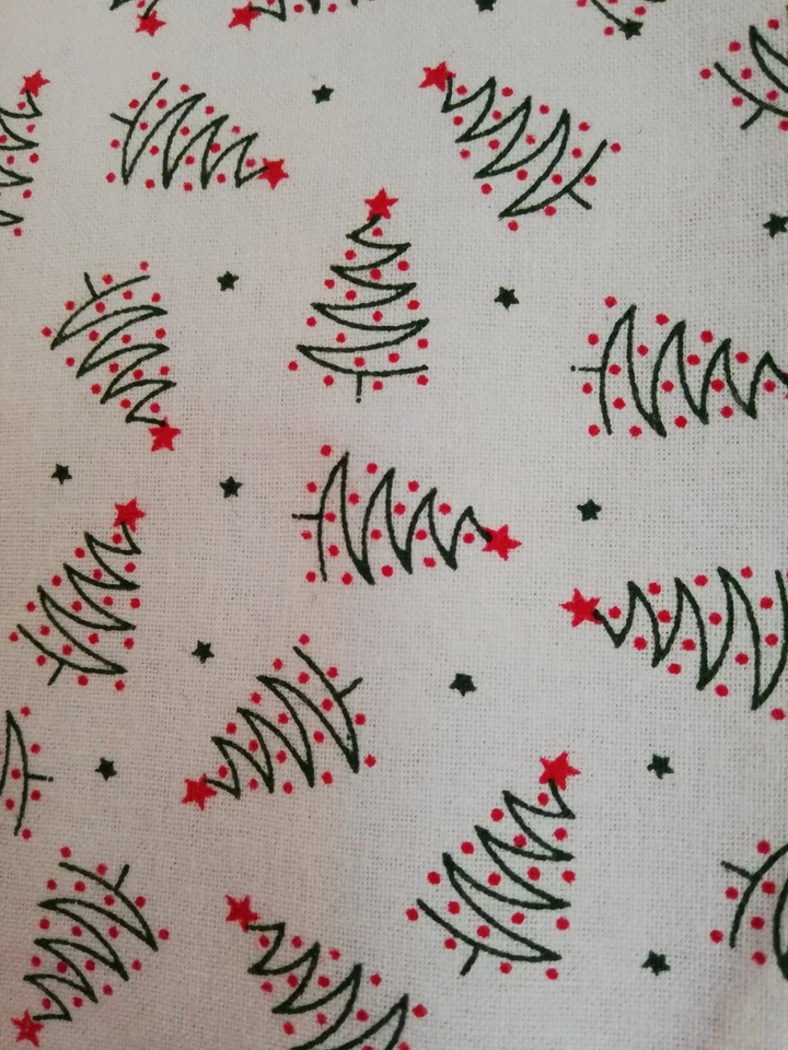 Tela de árbol de Navidad Bunting Foto 3 de 4