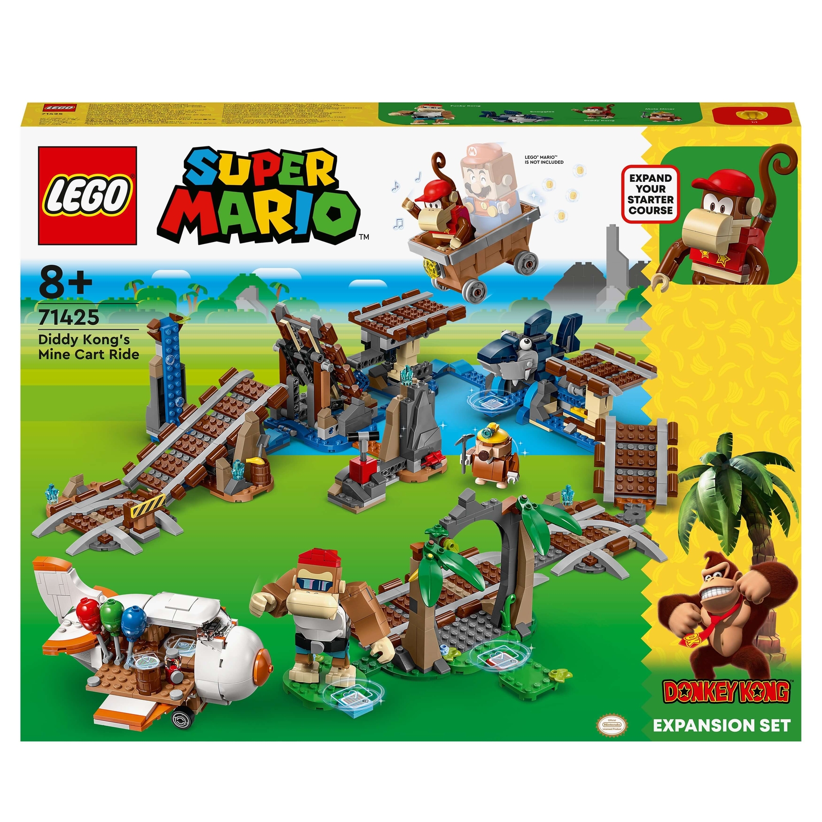 LEGO Super Mario 71425 Pack di espansione Corsa nella miniera di Diddy Kong