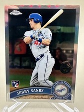 JERRY SANDS 2011 Topps Chrome REFRACTOR RC #211- NM/MT - Dodgers