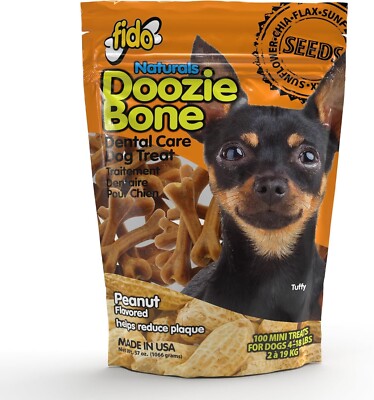 Fido Naturals Doozie Bone Mini Bulk Bag (100 count)
