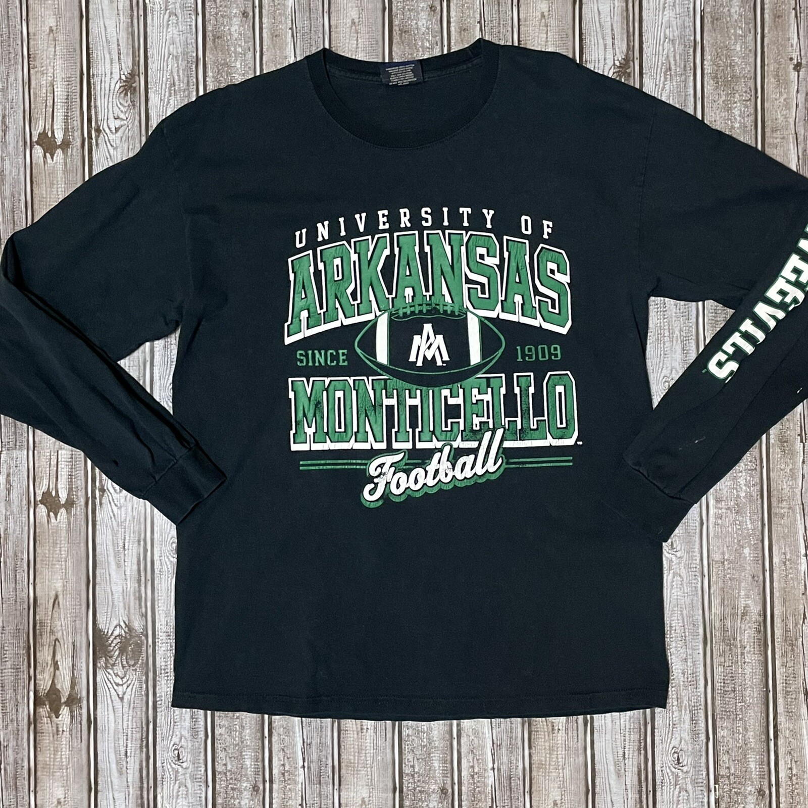 UAM University of Arkansas at Monticello Boll Weevils Long Sleeve Black