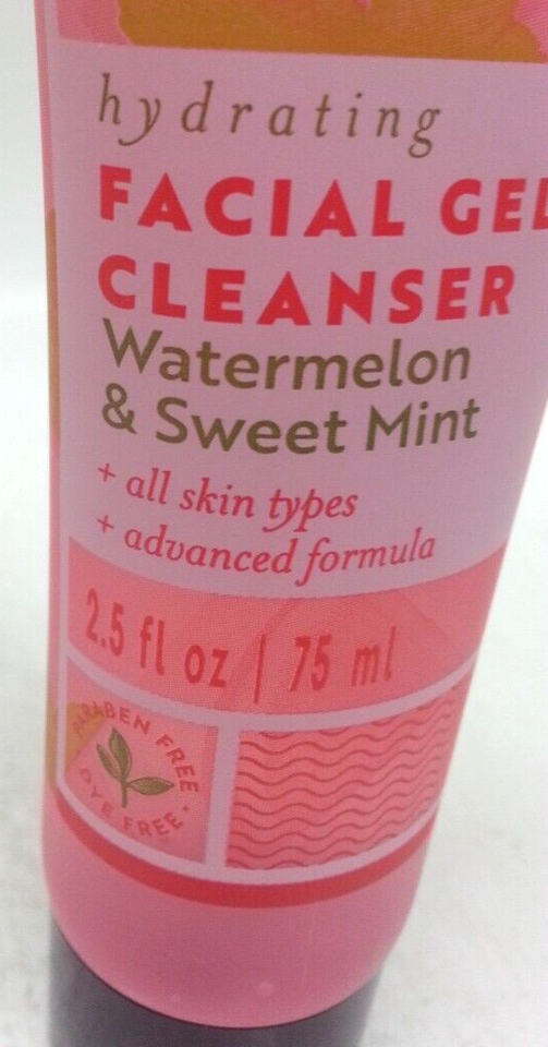New BOLERO Beverly Hills WATERMELON & SWEET MINT Facial Gel Cleanser