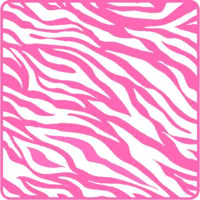 30 Custom Pink Zebra Pattern Personalized Address Labels