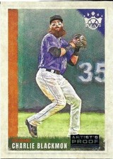 CHARLIE BLACKMON 2022 Panini Diamond Kings Artist Proof Blue #35