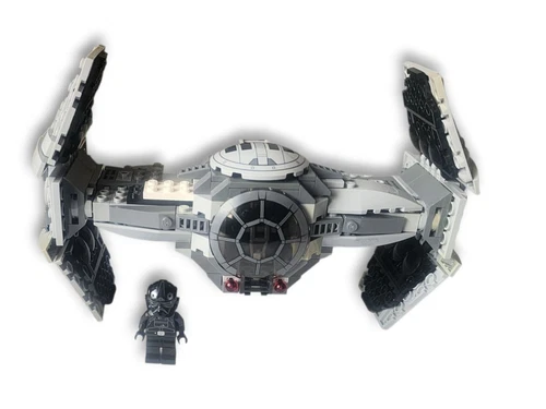 LEGO 75082 Star Wars: TIE Advanced Prototype 1 Minifigure, 2 Missing pieces