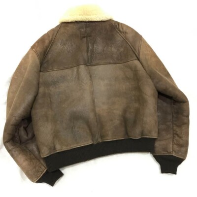 ま*と様 80s schott B-6 real mouton flight j ま*と様 80s schott B-6 real mouton flight j