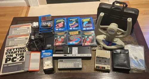 Radio Shack PC-2 Lot Tested Working With Extras Very Rare