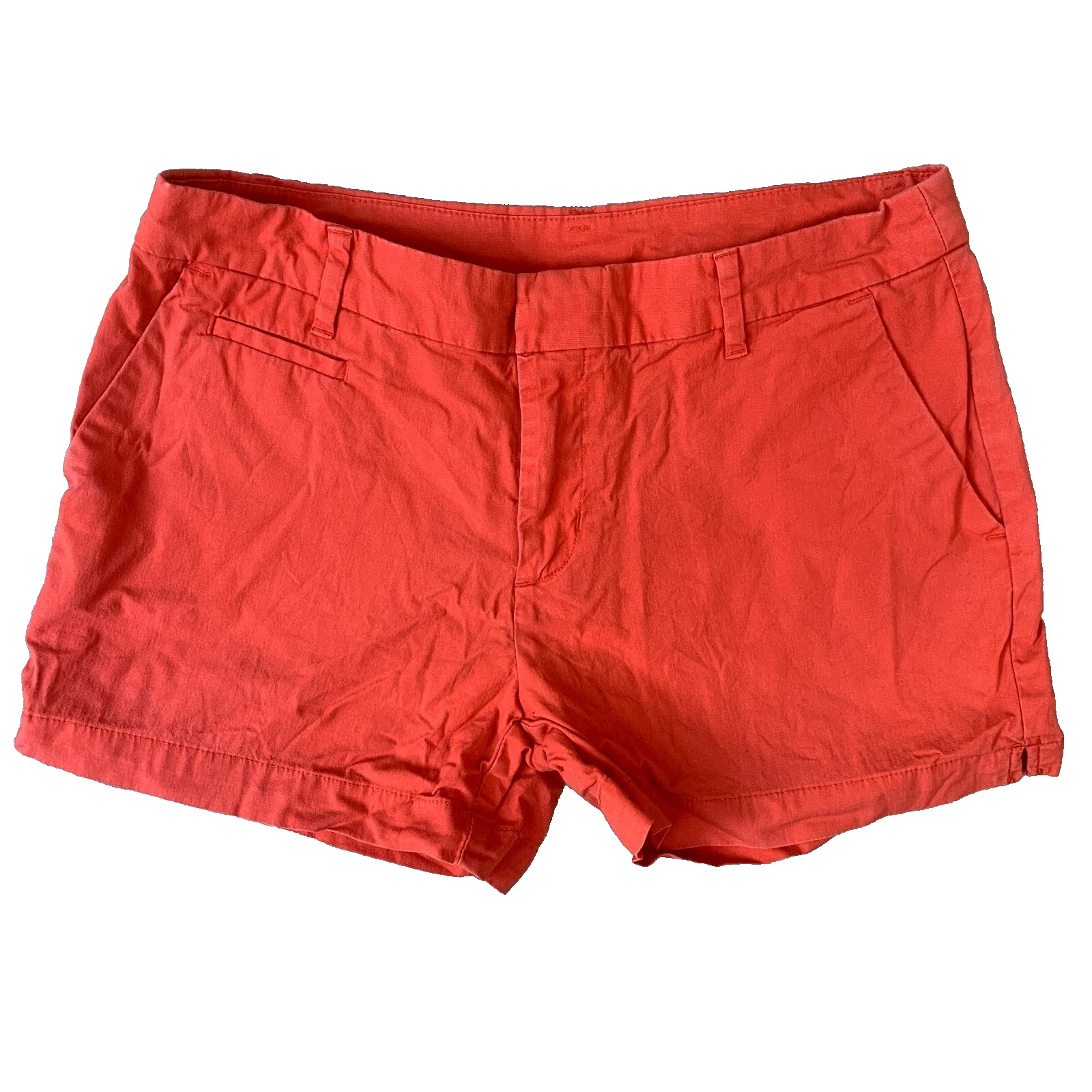 Patagonia Women's Stretch All Wear 4" Short Catalan Coral Cotton Size UK 10