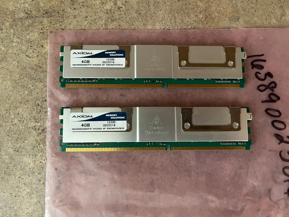 DELL POWEREDGE & HP DL360 G5 AXIOM4GB16389 AXIOM 4GB PC2-5300F F3-1(5) - Image 4 of 4