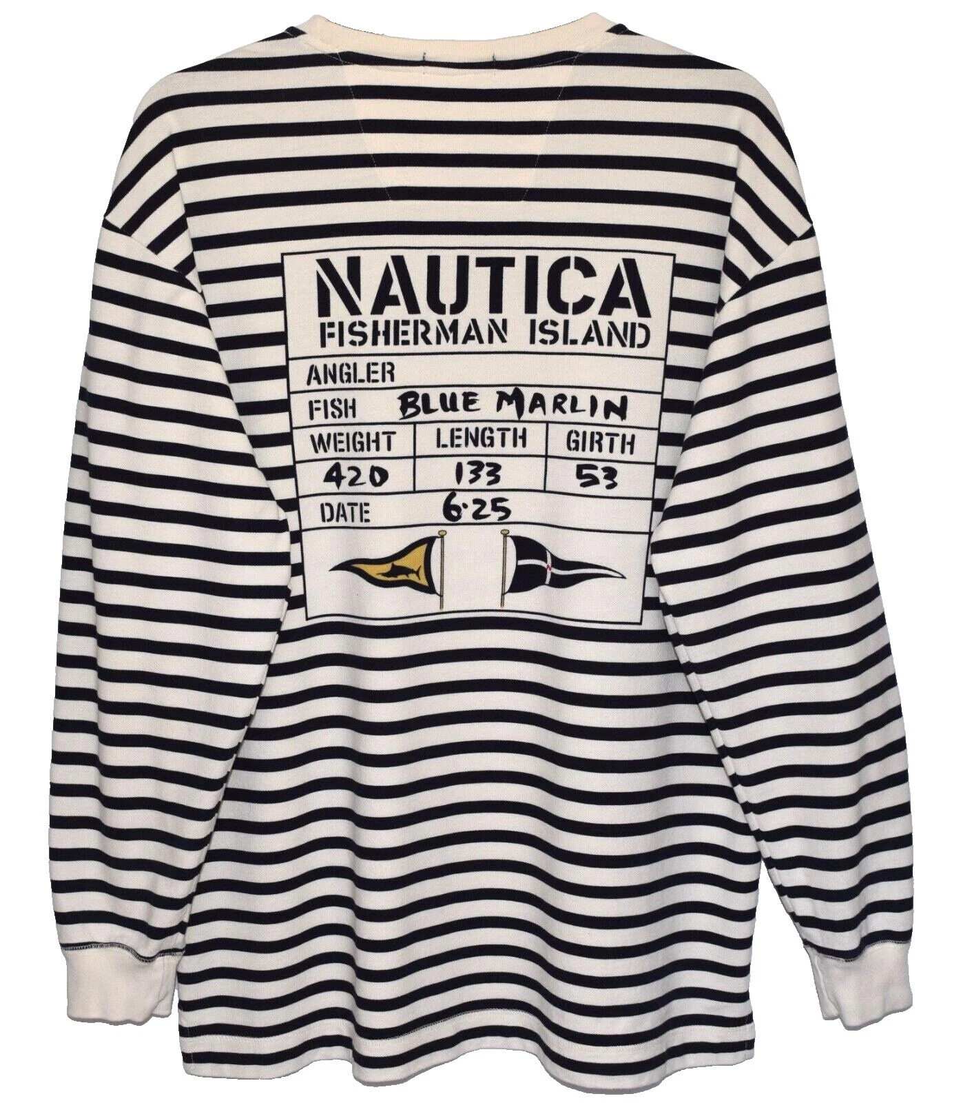 Camisetas de algodón a rayas Nautica para hombres