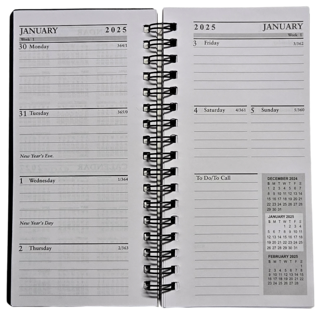 Tiankool Planner 2024-2025, Jul 2024-Jun 2025 Weekly Monthly Planner - View #6