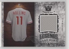 2023 Sportkings Volume 4 Legends Game Worn Materials Black Jimmy Rollins 1cx3
