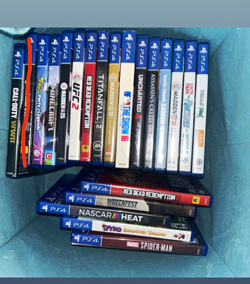 PlayStation PS4 Game Lot w/ Cases - Pick your own crosses off if sold