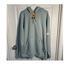 Carhartt Loose Fit Logo Sleeve Hooded Fleece Hoodie XL Seabrook