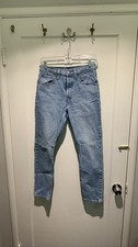 Levi's 501 Button Fly Light Wash Skinny Fit Denim 27x28