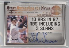 2024 Leaf A Bronx Legacy Bronze Holofoil Spectrum 41/45 Shane Spencer Auto 0u66