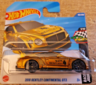 Hot Wheels ´2018 Bentley Continental GT3 Gold in OVP Warenkorb spart Versand