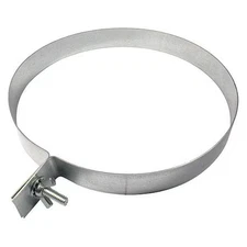 Ductmate Grrdh24ga20 Round Hanger Strap, Galvanized Steel, 20 Ga, 1 In W X 25