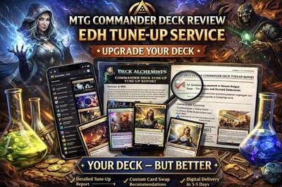 MTG Commander Deck Review | EDH Tune-Up Service|Custom Card Swap Recommendations