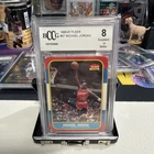 1986 FLEER #57 MICHAEL JORDAN ROOKIE RC BECKETT BCCG 8