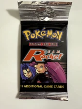 Pokémon Team Rocket Booster Pack Team Rocket Artwork Single Pack (long crimp)