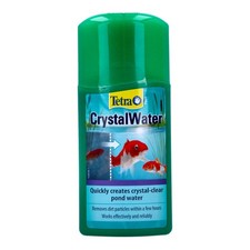 TETRA CRYSTAL-WATER CLEAR POND FISH TREATMENT 250ML KOI MURKY DIRTY GARDEN