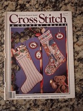 Cross Stitch Country Crafts 23 Projects July/Aug 1988 Christmas Stocking
