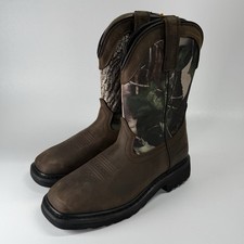 Size Mens 7.5 - Eurostar Tuffy Leather Boots Dark Brown Sr0086 - New In Box Size Mens 7.5 - Eurostar Tuffy Leather Boots Dark Brown Sr0086 - New In Box