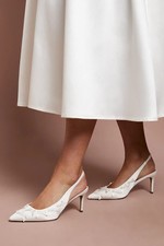 Oasis Ivory Court Shoes Womens Bridal Heels