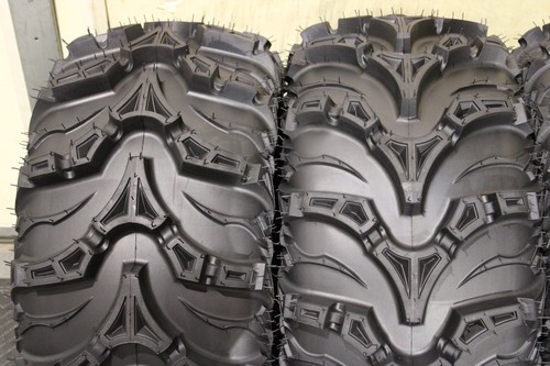CAN AM RENEGADE 1000 27" MUD LITE II & 14" HL3 BLK  ATV TIRE & WHEEL KIT CAN1CA - Picture 6 of 7