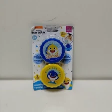 Nickelodeon Pinkfong Baby Shark Glowing Bath Spinners- Pack of 2- Age 3+ (II)