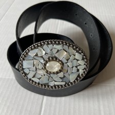 New York company Sz M Belt Shell Stones Buckle Western