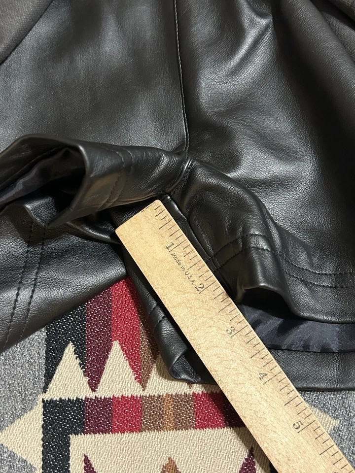 Pantalones cortos Plus Factor de cuero sintético para mujer talla 20W nuevos sin etiquetas T45 Foto 4 de 4