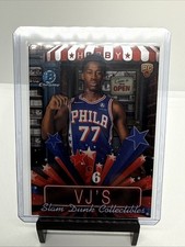 VJ Edgecombe 2025-26 Bowman Chrome Hobby Slam Dunk Refractor Rookie #HS-8