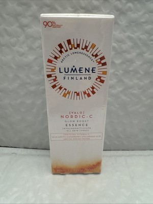 Lumene Nordic-C Glow Boost Essence 1oz Hyaluronic Acid Vitamin C Serum