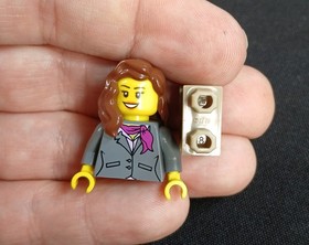 Lego City Flatbed Truck Passenger Minifigure cty0370 from 60017