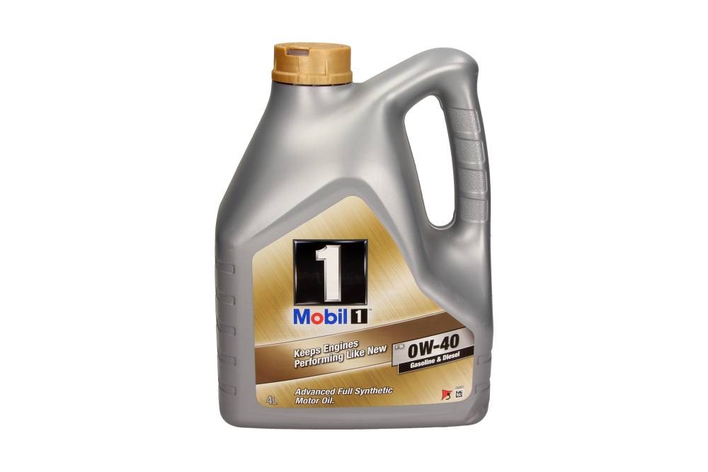 Huile Mobil 1 0W40 protection anti-usure pour moteur haute performance 4L