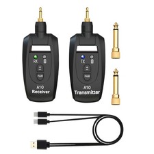 Wireless System For Electric Guitar  Bass with Transmitter Receiver 2.4GHz Band