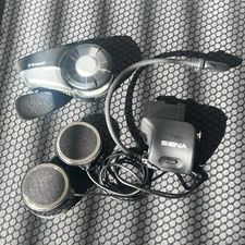 Sena 20S Motorcycle Bluetooth Headset Communication System Module Speakers Dual