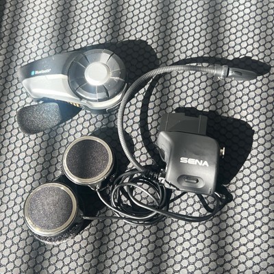 Sena 20S Motorcycle Bluetooth Headset Communication System Module Speakers Dual