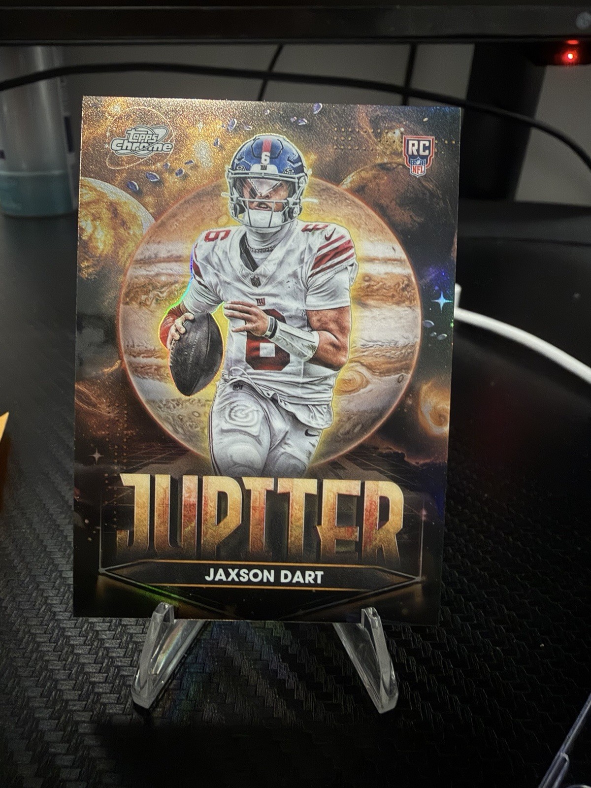 Jaxson Dart Topps Cosmic Chrome Planetary Pursuit #PPJJD Jupiter