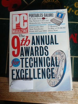 PC Magazine DEC 22, 1992 Vol. 11 No. 22 Back Issue COMPUTER Magazine Tech Awards