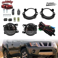 Front Bumper Fog Lights For 2010-2019 Nissan Frontier 2005-2015 Nissan Xterra