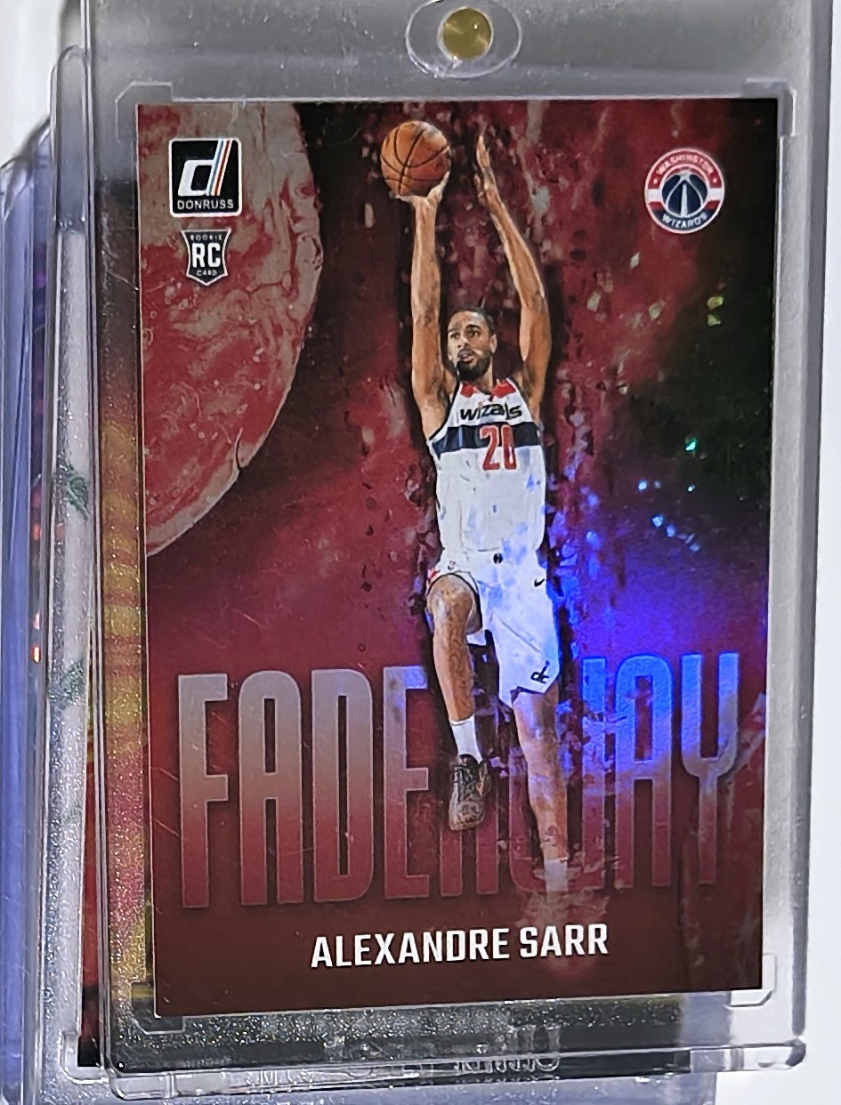 2024-25 Panini Donruss Alexandre Sarr Fadeaway Rookie Case Hit Ebay 1/1 Mint Ssp