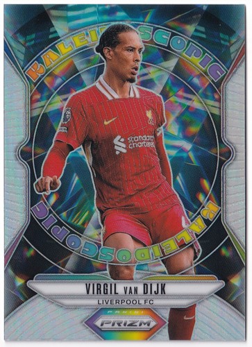 Panini Prizm Premier League 2024-25 Virgil van Dijk Kaleidoscopic Silver Prizm