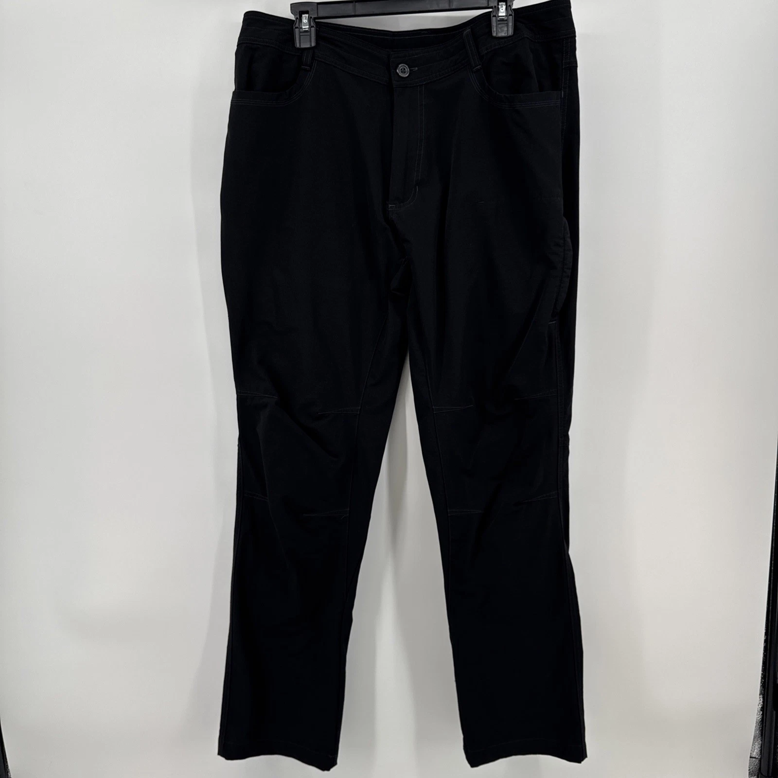 SWISS TECH Mens Cargo Utility Pants Size 36x32 Outdoor Hiking Travel Black